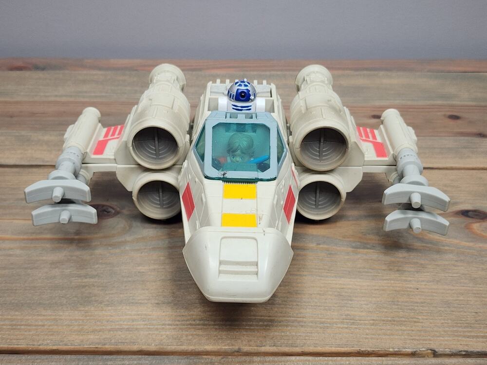 Star Wars Galactic Heroes X Wing Fighter Toy 2001 Hasbro / Playskool